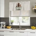 thumbnail image 5 of 2 Pack Valances for Windows, Funny Animals Window Valances for Living Room/Bedroom/Bathroom, Woodland Bathtub Wildlife Watercolor Bear Light Filtering Kitchen Curtain Valance 42"W x18" L, 5 of 9