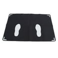 thumbnail image 2 of Baseball Batting Cage Practice Hitting Mat, Baseball Hitting Mat Rubber Posture Correction with Toes Facing for Pitching, 2 of 7