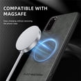 thumbnail image 5 of Allytechgroup Magnetic for Samsung Galaxy S20 Case, Compatible with MagSafe Support Magnetic Car Phone Mount PU Leather Slim Phone Case for Women Men for Samsung Galaxy S20, Gray, 5 of 10