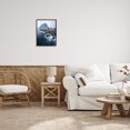 thumbnail image 3 of Stupell Industries Coastal Ocean Village Landscape Photography Black Framed Art Print Wall Art, 16 x 20, 3 of 9