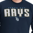 thumbnail image 5 of Men's G-III Sports by Carl Banks Navy Tampa Bay Rays Adaptive Long Sleeve T-Shirt, 5 of 6
