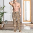 thumbnail image 2 of Balery Cactus Alpaca Pantalones de pijama para hombre, pijama ultraligero, pantalón de descanso-3X-Large, 2 of 6
