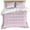Purple, variant on Blue Striped Bedding 3 Piece Duvet Cover Set Full Size, Modern Simple Farmhouse Beige Vintage Soft Microfiber Comforter Cover with Zipper Closure & Pillowcases, Wrinkle & FadeResistant Quilt Cover