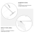 thumbnail image 2 of Miangastore Panneau Perforé Garde les Accessoires Design Simple 2 Ensembles 7.7X2.2In, 2 of 8