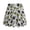 Black Green Floral, variant on Built-in Shorts Skorts, Flowers Pattern 2 Side Pockets with Shorts Athletic Skort for Daily Wear Hiking Pickleball, Size XX-Large