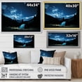 thumbnail image 4 of Designart "Starlit Camping Adventure in Canada I" Landscapes Framed Wall Art - Country Blue Camping Travel Bedroom Framed Canvas Wall Art, 4 of 6