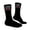 Black, variant on Unisex Valentines Day Couple Crew Socks Romantic Heart Print Novelty Gift 2 Year Anniversary