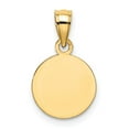 thumbnail image 4 of 10k 10mm Engraved Angel Coin Charm, 4 of 4