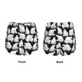 thumbnail image 3 of Balery Cute Cartoon Polar Bear Pantalones cortos deportivos para mujer con forro y dos bolsillos, elásticos, para entrenamiento, gimnasio, yoga-Large, 3 of 7
