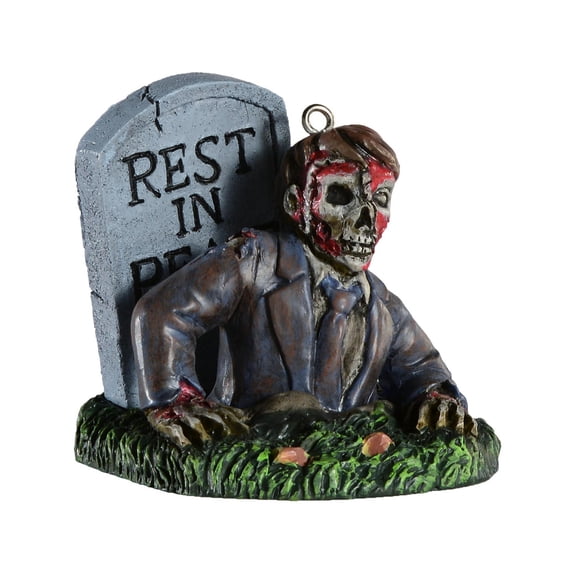 HorrorNaments Bobbie Weiner Bloody Mary Zombie Ornament 3" Gray 1 Pc