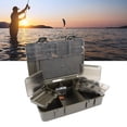 thumbnail image 2 of Fishing Tackle Box Internal Divider Container Box Fishing Rigs Line Hook Storage Case Organizers Tray Portable, 2 of 10
