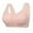Pink, variant on CFLVAEK Plus Size Womens Front Close Bras Wireless Push Up Everyday Bra Comfy Full Coverage Bralettes Comfort Supportive Brassiere for Senior Ladies Khaki M(38//85)