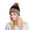 Black, variant on Womens Hats Cable Knit Pompom Warm Leopard Print Cap Stretchy Casual Soft Comfortable Trendy Beanie Hat