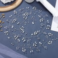 thumbnail image 3 of NUOLUX De Novia Plateado Con Detalladas Para Complemento En Eventos Sociales, 3 of 6