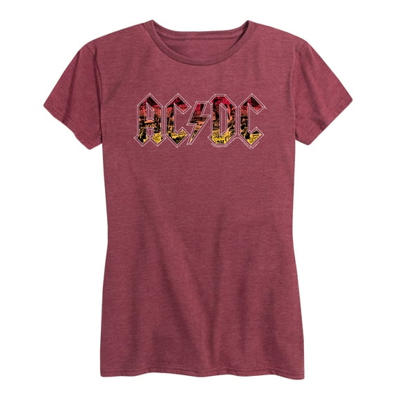 ACDC - Poster Texture - Women's Short Sleeve Graphic T-Shirt
