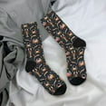 thumbnail image 5 of Gukieu Various Crustaceans Print Contrast Color Mid-calf Socks, Sweat-wicking Athletic Socks, Unisex Clothing Accessories, 5 of 6