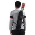 thumbnail image 4 of Sonducket Bolsa de tiro Carcaj de lona profesional de ajustable resistente al desgaste Almacenamiento deportivo Bolsillo con tiro y tiro con, 4 of 6