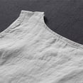 thumbnail image 4 of POIUYTR Women Cotton Linen Tank Tops Summer Scoop Neck Sleeveless Shirts Casual Loose Solid Color Camisole, 4 of 6