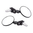 thumbnail image 2 of Espejos universales para motocicleta, espejos Cafe Racer, espejos retrovisores plegables para motocicleta, retrovisores laterales, redondos, plegables, de 3 pulgadas, compatibles con Honda Scooter Suz, 2 of 5