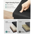 thumbnail image 4 of Banco otomano de almacenamiento SONGMICS plegable 110 x 38 x 38 cm, negro, 4 of 7