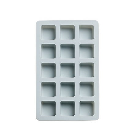 

Ice Cube Tray Stackable Reusable Silicone Cocktails Easy Release Ice Cube Mold for Bar Blue Silicone