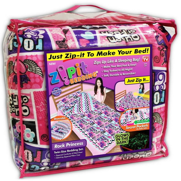 As Seen on TV Zip It Bedding, Rock Princess