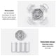 thumbnail image 5 of Inteprter Estante de drenaje para cuencos, organización de cocina, platos de encimera, estante de almacenamiento de platos, soporte de secado Cocina y Comedor gris Inteprter HA061483-01B, 5 of 6