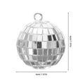 thumbnail image 2 of 10pcs Reflective Mirror Disco Ornaments, Hanging Decorations for 70s Retro Party, Garden, Bar, Ceiling Decor, 2 of 5