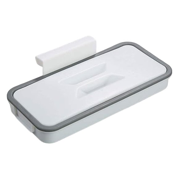 Soporte para bolsas colgantes, estante trasero para puerta de armario, almacenamiento de residuos, gabinete de cocina, herramientas para basura, gabinete de cocina, contenedor colgante para puerta