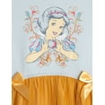 thumbnail image 2 of Disney Princess Snow White French Terry Tutu Pleated Drop Shoulder Tulle Dress Toddler to Big Kid, 2 of 3