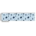 thumbnail image 3 of Ambesonne Moon Fabric by the Yard Upholstery, Grunge Night Stars Crescent, 2 Yards, Soft Blue Night Blue, 3 of 5