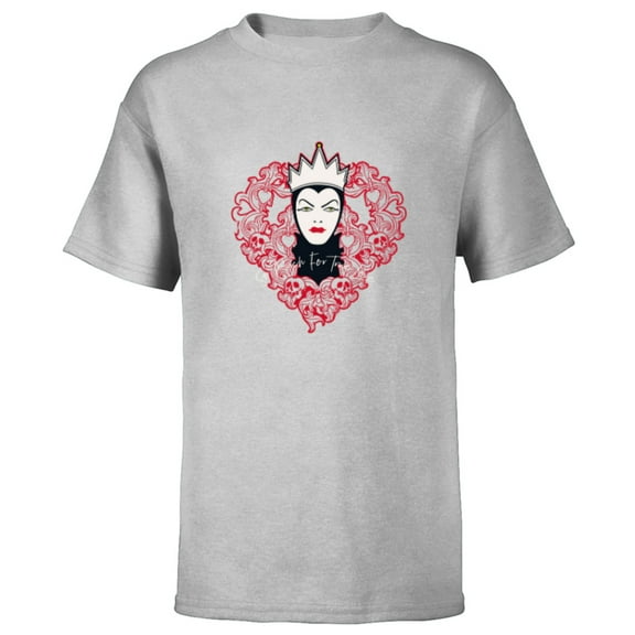 Disney Villains Evil Queen So Much For True Love Valentine’s - Short Sleeve T-Shirt for Kids - Customized-Athletic Heather