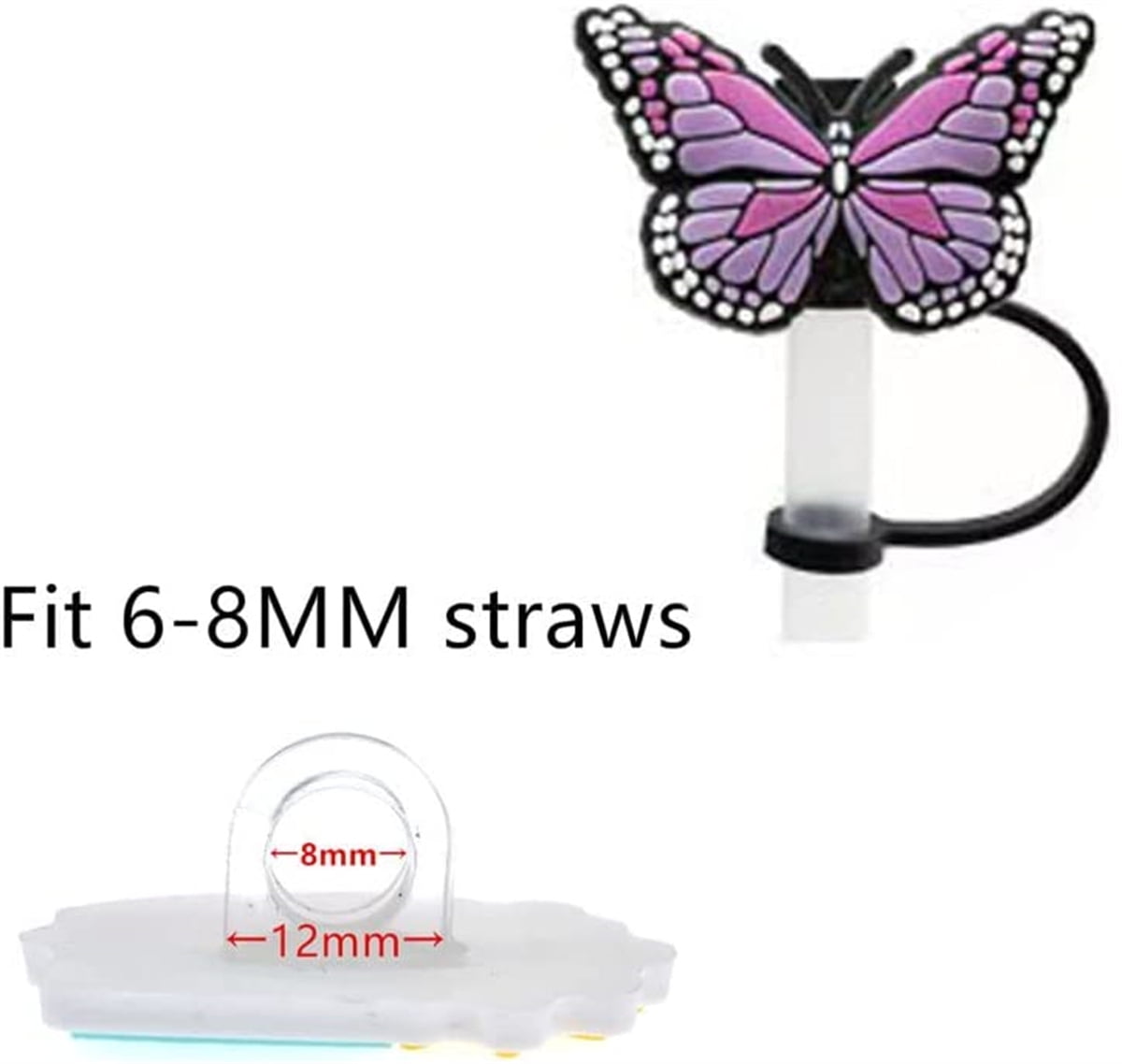 Butterfly Straw Cover – SSxCustomCreations