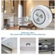 thumbnail image 3 of 6-pack LED Battery Powered Wireless Night Light Stick Tap Touch Lamp Self-Adhesive Pressure Light for Wardrobes, Cupboards, Benches or Utility Room, Cordless for, 3 of 3