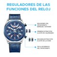 thumbnail image 3 of Reloj Análogo para Hombre, Cronógrafo, Ventana para Fechador, Extensible de Piel,Hebilla Ajustable, CURREN RELOJ CURREN ANÁLOGO GITTER, 3 of 6