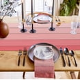 thumbnail image 6 of Table Runners 13X70 Inches Long, Light Pink,Cotton Linen Farmhouse Retro Rustic Barn Wood Texture Tablecloths Non-Slip Party Table Decorations for Kitchen,Home,Dining,Outdoor,, 6 of 6