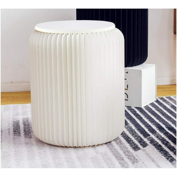 Modern  White Paper Stool Foldable
