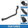 thumbnail image 3 of Unique Bargains HVAC Heater Hose No.64219329646 Radiator Cooling Water Return Hose for BMW 330e 2.0L 16-18 Rubber Black, 3 of 6