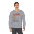 thumbnail image 5 of Cyclist Husband Dad Sweatshirt Gifts Crew Neck Shirt Long Sleeve Unisex, 5 of 5