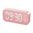 thumbnail image 1 of Reloj despertador con altavoz Bluetooth color rosa, 1 of 5