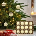 thumbnail image 3 of Christmas Ball Ornaments 12 Pcs 2.36" Shatterproof Christmas Tree Decorations Xmas Tree Christmas Ornaments Balls with Hanging Loop for Halloween Wedding Holiday Party Wreath Home Decor, 3 of 6