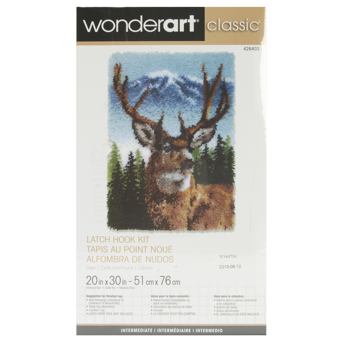 Wonderart Classic Latch Hook Kit 20"X30" Walmart Canada