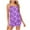 Purple, variant on cfhntfmh Pajama Set for Women 2 Piece Sleepwear Sleeveless Camisole and Shorts Soft Printed Lounge Set Valentine's Day Pjs Set