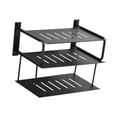 thumbnail image 4 of Estante de proyector de 3 capas para el organizador de pared enrutador Stand PRÁCTICA Caja de almacenamiento de estante de enrutador para la cámara Negro, 4 of 8