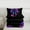 Black Purple, variant on Manfei Kawaii Bowknot Kids Bedding Comforter Set, Dreamy Ribbon Animal Twin Comforter Sets, Neon Pink Butterfly Reversible Bedding Set, Ultra Soft Home Decor, 2pcs