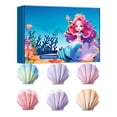 thumbnail image 1 of Relaxing Seashell Bath Bombs for Aromatherapy and Softening 6 Pack Rose Scented Powder for Spa Experience, 1 of 5