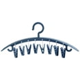 thumbnail image 4 of Plastic Clothes Hanger with Clip Antiskid Pants Rack Traceless Coat Sock Hanger, 4 of 6