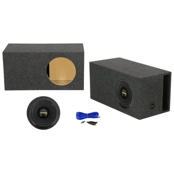 Rockville Punisher 12D2 12" 5600 Watt Competition Car Subwoofer Vented Sub Box