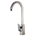 thumbnail image 6 of ALFI brand AB3470-BN Brushed Nickel Gooseneck Single Hole Bathroom Faucet, 6 of 12