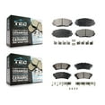 thumbnail image 1 of TEC Front Rear Ceramic Brake Pads Kit for Car 2012-2018 Toyota Prius V KTC-100106, 1 of 10